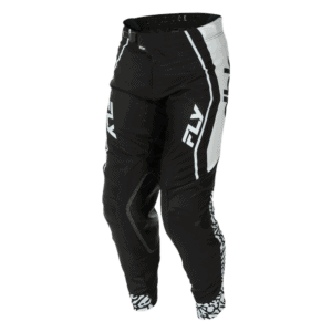 Fly Racing Evolution 2026 DST DBK Trousers for motocross, black with white accents, designed for durability and comfort.
