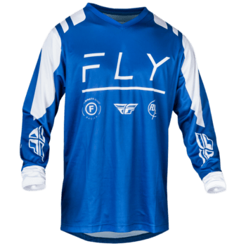 FLY Racing F-16 2024 Jersey - Blue - White - Front
