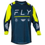 FLY Racing F-16 2024 Jersey - Navy - Hi Vis - White - Front