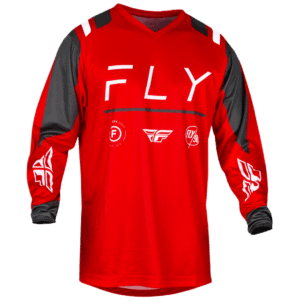 FLY Racing F-16 2024 Jersey - Red - Charcoal - White - Front