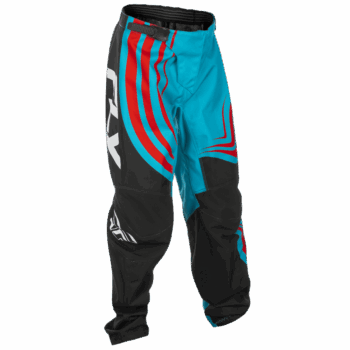 FLY Racing F-16 2025 Bottoms - Cyan - Black - Red