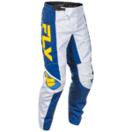 FLY Racing F-16 2025 Bottoms - White - Dark Blue - Yellow