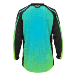 FLY Racing F-16 2026 Jersey - Aqua Black White - Back