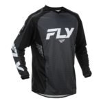 FLY Racing F-16 2026 Jersey - Black - White - Front