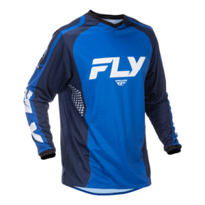 FLY Racing F-16 2026 Jersey - Blue Dark Blue White - Front