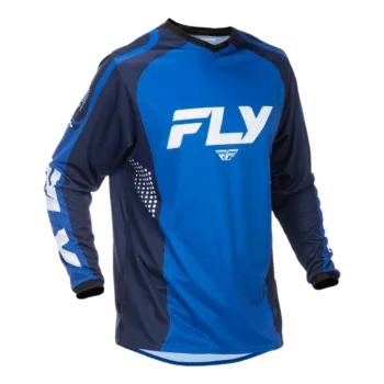 FLY Racing F-16 2026 Jersey - Blue Dark Blue White - Front