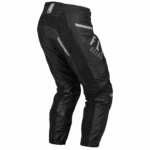 Fly Racing Patrol Trousers in black with reflective details and reinforced knee areas for motocross riding.