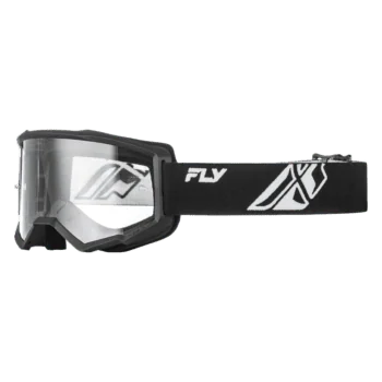 FLY Racing Focus Goggle - Black - White - Clear Lens