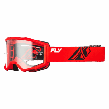 FLY Racing Focus Goggle - Red - Black - Clear Lens