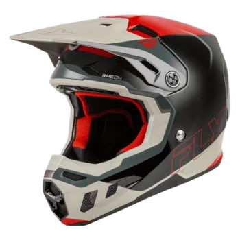 FLY Racing Formula CC Glide Helmet - Black - Red - Grey