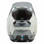 Fly Racing Formula CC Glide Helmet in white and black with aerodynamic design and ventilation features.
