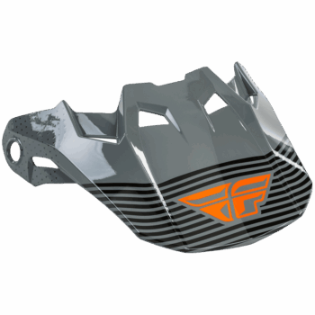 FLY Racing Formula CC Primary Peak - Matte Grey Black Orange