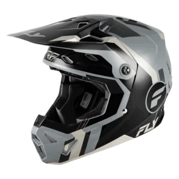 FLY Racing Formula CP Seal Helmet - Black - Grey - Light Grey