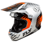 FLY Racing Formula CP Slice Helmet - Grey - Orange - Black