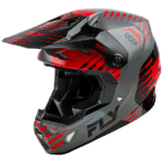 FLY Racing Formula CP Slice Helmet - Grey - Red - Black