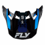 FLY Racing Formula S Carbon Protocol Peak - Black Carbon - Blue