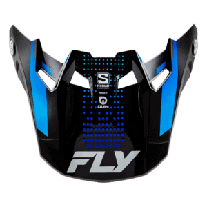 FLY Racing Formula S Carbon Protocol Peak - Black Carbon - Blue