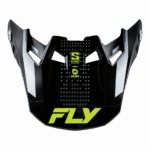 FLY Racing Formula S Carbon Protocol Peak - Black Carbon - Grey - Hi Vis