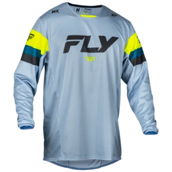 FLY Racing Kinetic 2024 Prix Jersey - Grey - Front