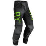 FLY Racing Kinetic 2024 Prodigy Bottoms - Charcoal - Neon Green - Blue