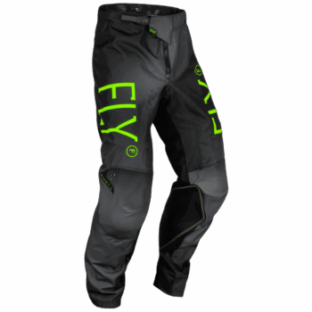 FLY Racing Kinetic 2024 Prodigy Bottoms - Charcoal - Neon Green - Blue