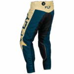 Fly Racing Kinetic 2024 Reload Trousers in beige, navy, and black designed for motocross riding.