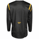FLY Racing Kinetic 2025 Centre Jersey - Black Gold - Back