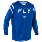 FLY Racing Kinetic 2025 Centre Jersey - Navy White - Front