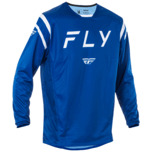 FLY Racing Kinetic 2025 Centre Jersey - Navy White - Front
