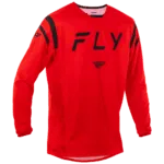 FLY Racing Kinetic 2025 Centre Jersey - Red Black - Front