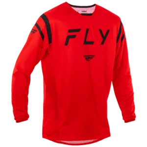 FLY Racing Kinetic 2025 Centre Jersey - Red Black - Front