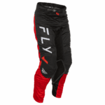 FLY Racing Kinetic 2025 Mesh Center Trousers - Black - White - Red