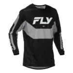 FLY Racing Kinetic 2026 Jersey - Black - Grey - Front
