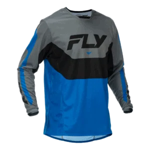 FLY Racing Kinetic 2026 Jersey - Blue - Grey - Black - Front
