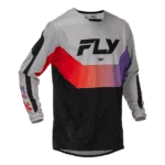 FLY Racing Kinetic 2026 Jersey - Grey - Red - Purple - Black - Front