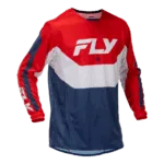 FLY Racing Kinetic 2026 Jersey - Red - White - Blue - Front
