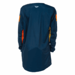 FLY Racing Kinetic Youth Jersey - Navy Orange - Back