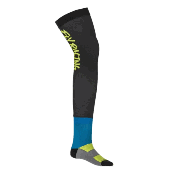 FLY Racing Knee Brace Sock - Fluro Yellow Black Blue