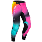 FLY Racing Lite 2024 Legacy Bottoms - Fuchsia - Electric Blue - Hi Vis
