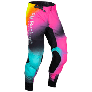 FLY Racing Lite 2024 Legacy Bottoms - Fuchsia - Electric Blue - Hi Vis