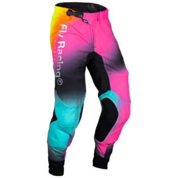 FLY Racing Lite 2024 Legacy Bottoms - Fuchsia - Electric Blue - Hi Vis