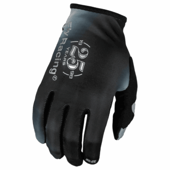 FLY Racing Lite 2024 Legacy Gloves - Light Grey - Black