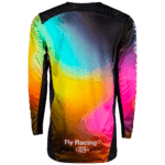 FLY Racing Lite 2024 Legacy Jersey - Fuchsia - Electric Blue - Hi Vis - Back