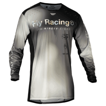 FLY Racing Lite 2024 Legacy Jersey - Light Grey - Black - Front