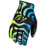 FLY Racing Lite 2025 Gloves - Black - Blue - Yellow