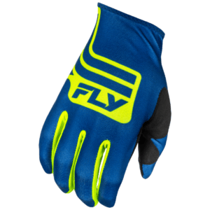 FLY Racing Lite 2025 Gloves - Lancer LE Navy - Hi Vis