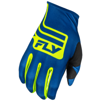 FLY Racing Lite 2025 Gloves - Lancer LE Navy - Hi Vis