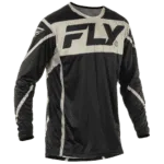 FLY Racing Lite 2025 Jersey - Black Grey - Front