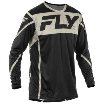 FLY Racing Lite 2025 Jersey - Black Grey - Front