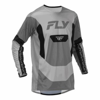 FLY Racing Lite 2026 Jersey - Black - Grey - Front